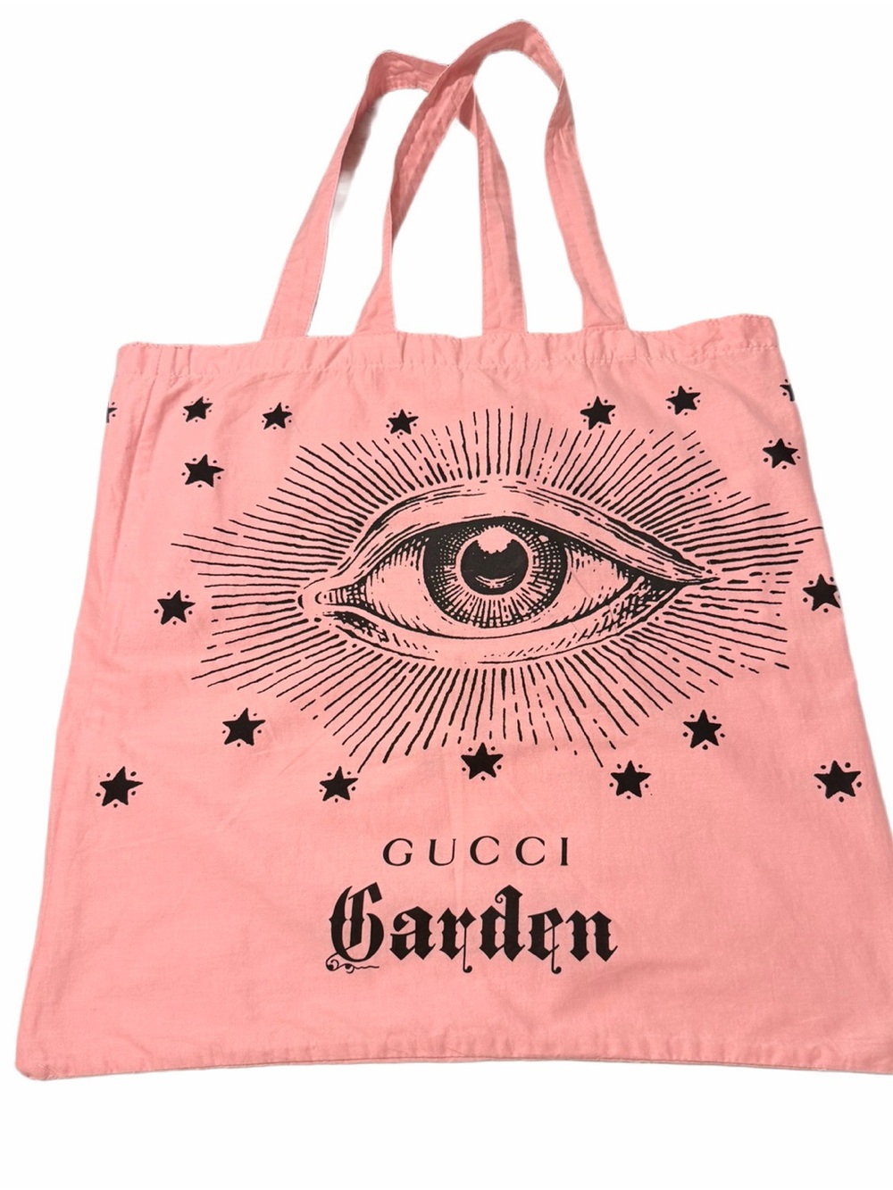 Gucci Garden Fabric Shopping Tote, pink and black, tons of ways to use🩷